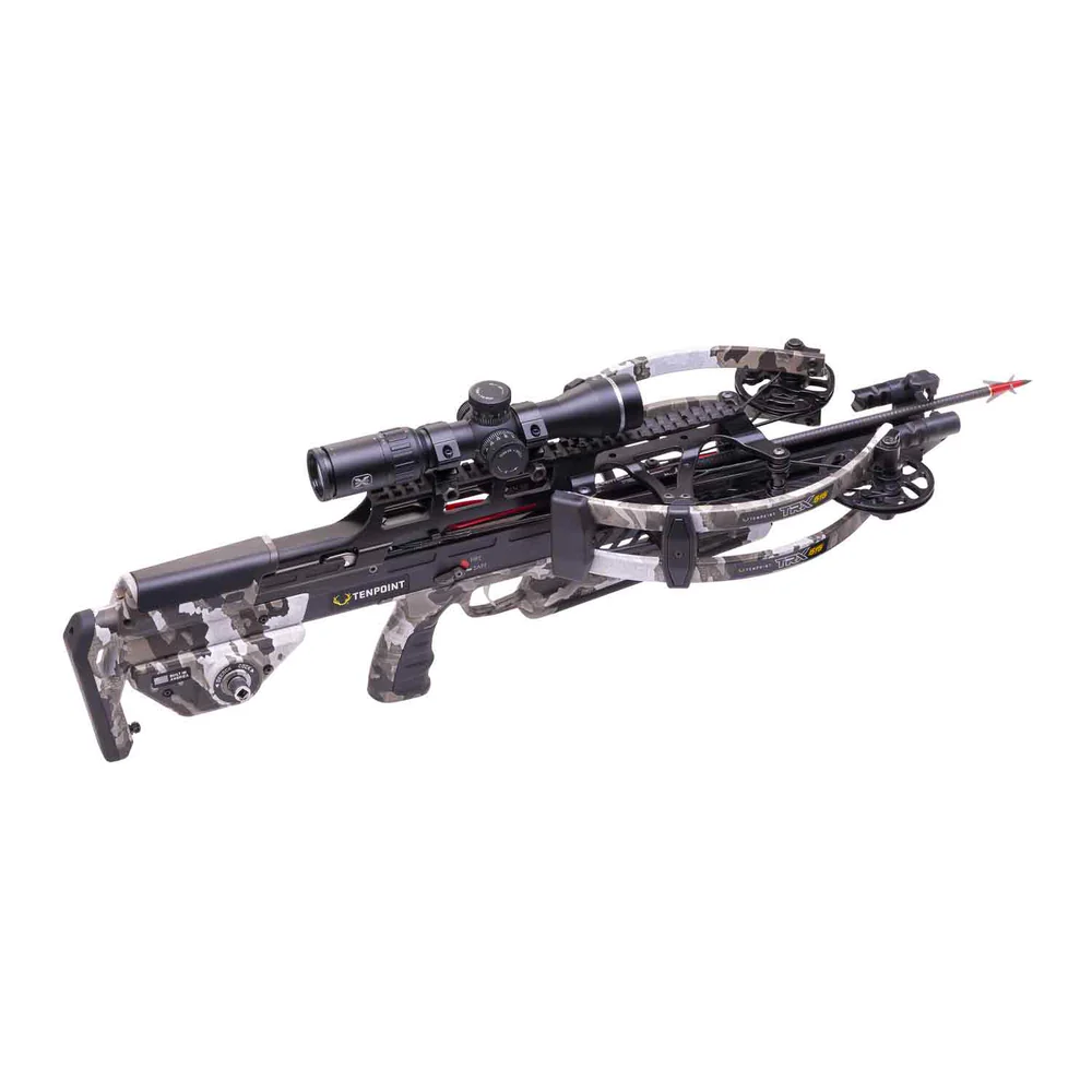 TenPoint TRX 515 Vektra Camo Crossbow Package, fastest crossbow for sale, 515 FPS crossbow, buy TenPoint crossbows online, ACUslide Maxx cocking system, reverse draw crossbow, best crossbow for deer hunting, TRX 515 crossbow review, TenPoint TRX specs, new crossbows 2024, hunting crossbows for sale, compact crossbow package, zero-creep trigger crossbow, TenPoint HPX arrows, Marksman Elite Scope crossbow, advanced hunting gear, lightweight high-speed crossbow, silent cocking crossbow, best crossbow brands, buy crossbows Australia, crossbows in stock now, long-range crossbow accuracy, tactical crossbow setup, top crossbow technology, TenPoint innovations, CenterPunch Alpha-Nock crossbow, extreme speed crossbows, precision crossbow package, TenPoint Vektra Camo finish, rugged crossbow for hunters, reliable crossbow gear, top-rated hunting crossbows, high-power crossbow setup, TRX 515 global shipping, buy TenPoint TRX 515.
